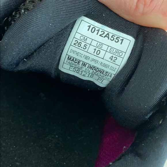 ASICS Gel Nimbus 21 Black/Blue/Purple - Picture 6 of 7